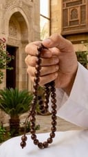سبحة خشب الكوك الأصلي | قصة كروية ناعمة | مقاس صغير عملي للأناقة اليومية
