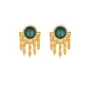 LAMPADARIO EARRINGS - GREEN