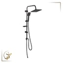 دش مسطرة اسود - مربع