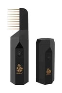 مبخرة شعر كهربائية محمولة مع منفذ USB - أسود