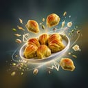 Midye Baklava with Pistachio & Cream