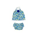 Baby Swimsuit - Turquoise Flower