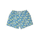 Boy Short - Turquoise flower