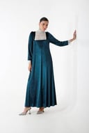 Deep Teal Velvet