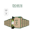 10 كراتين زيت زيتون تبوك - بريميوم 250 مل (60 لتر)