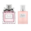 مجموعة عطر مس ديور بلومينغ بوكيه من كرستن ديور او دو تواليت 100 مل + عطر شعر مس روز ان روز من ديور 30 مل