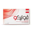 فوليكو - حمض الفوليك، لاكتوفيرين، نكهة التوت الأسود، 20 زجاجة- Foliko - Folic Acid, Lactoferrin, Blackberry Flavor, 20 Bottles