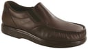 Side Gore Slip On Loafer - Brown