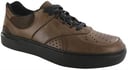 High Street Lace Up Sneaker - Mahogany