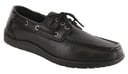 Decksider Lace Up Boat Shoe - Black