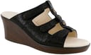Ginger Wedge Sandal - Web Black