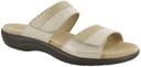 Nudu Slide Leather Sandal - Golden