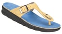 Sanibel T-Strap Slide Sandal - Lemon