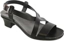 Nouveau Cross Strap Heel Sandal - Alfa Black