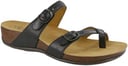 Shelly Toe Loop Slide Sandal - Black