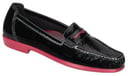 Penny J Slip On Loafer - Black Pat Rouge