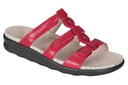 Naples Slide Sandal - Red Snake