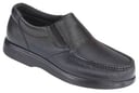 Side Gore Slip On Loafer - Black