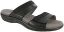 Nudu Slide Leather Sandal - Midnight