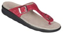 Sanibel T-Strap Slide Sandal - Red Snake