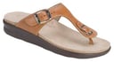 Sanibel T-Strap Slide Sandal - Caramel