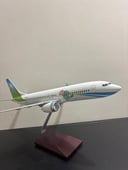 مجسم طائرة أرامكو B737 بشعار اليوم الوطني