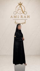 عباية دانتيل كاندي - تصميم نص كلوش ببطانة شيفون