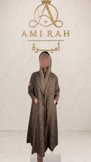 عباية جاكار مخرم مع بطانة بليزر