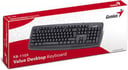 لوحة مفاتيح Genius KB-110X USB لون أسود 