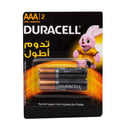 بطاريات قلوية دوراسيل AAA ، عدد 2 ، LRO3