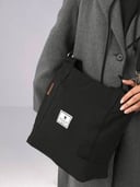 Sahara shoulder tote bag-black 