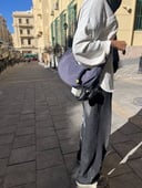 Baguette bag - bluish violet