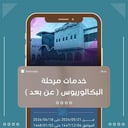 خدمات مرحلة البكالوريوس ( عن بعد )