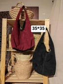 Winter suede bag