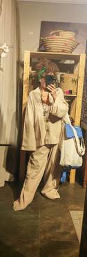 Backpack / Shoulder / Crossbody blue×off white Reda bag