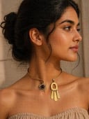 Open brass choker