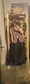 Linen sleeveless sirma vest