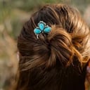 Desert Turquoise Hairpin