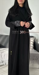 107# عباية بشك ناعم على كم تفتة 