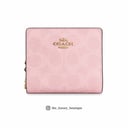 Coach snap wallet in powder pink