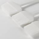 White silicone cake oil brush