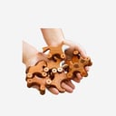 A wooden masterpiece and toy in the shape of animals