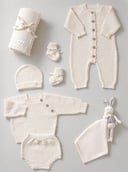 Cream Scalloped Set | طقم كريمي بأطراف صدفي