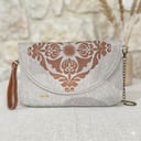 Brown Damask