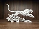Decor Piece with a Leopard Design