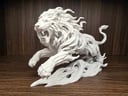 Decor Piece with a Lion Design