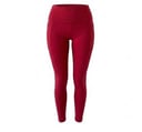 High-Waisted Leggings - Ruby Red