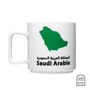 كوب سراميك -  خريطة المملكة