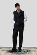 Woolborne Black Vest