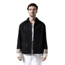Black David Crew Jacket